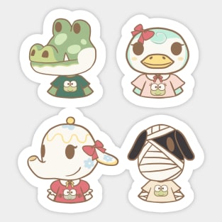 Frog Friends Sticker